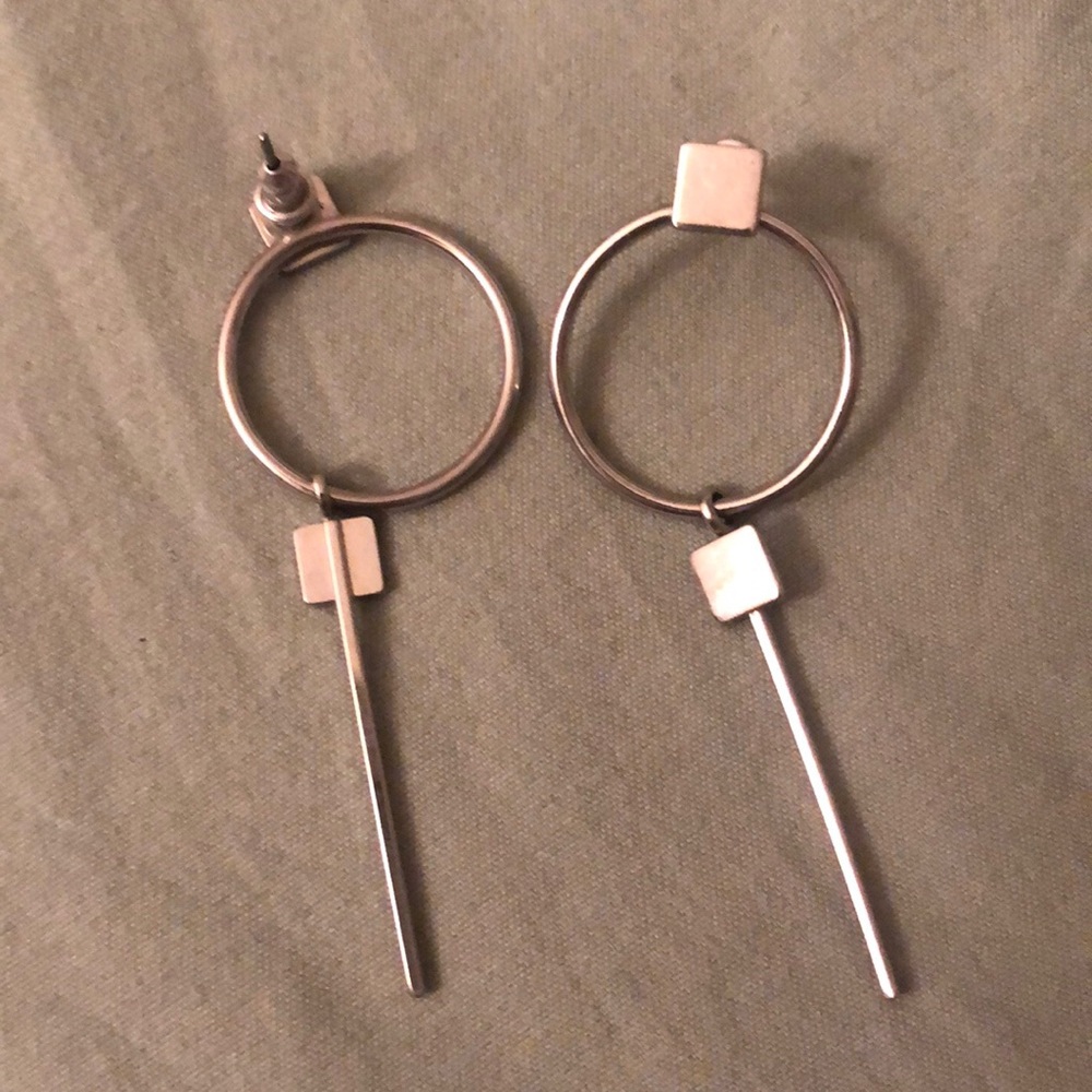 Unique silver earrings